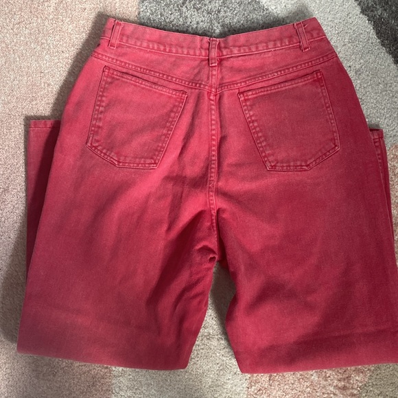 Stefano International Vintage Red Wash Straight Leg Jeans Women's Size 18 - Picture 8 of 9
